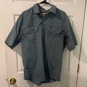 Wrangler Men's green Casual Button-Down Shirt